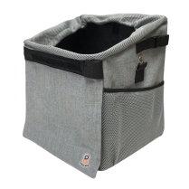 DEKI Gooeez GZ1034 2-in-1 Bike Basket & Pet Carrier GRY