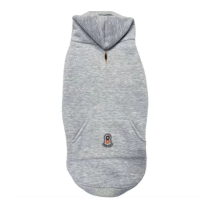 DEKI Gooeez GZ1004 Kangaroo Fleece Hoodie Heather Grey 2XS