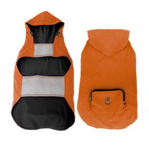 DEKI Gooeez GZ1064 On-The-Go Poncho ORG/GRY XS