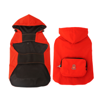 DEKI Gooeez GZ1064 On-The-Go Poncho RED/BLK 2XL