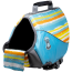 DEKI Gooeez GZ1097 CoolTek Lifejacket BLUE/Stripes LG