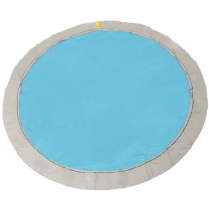 DEKI Gooeez GZ1072 CoolTek Pet Pool Splash&Spray GRY/BLU 59"