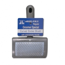 MF Med. Unbreakable Slicker Brush(12)