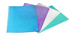 Safco Bibs Polyback 2 ply plastic/1 ply paper Green 500/BX
