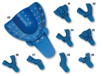 Safco Disposable Impression Trays #4 Medium LR 12/Bag
