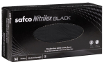 Safco Gloves Nitrilex Powder-Free BLACK Small 200/Box