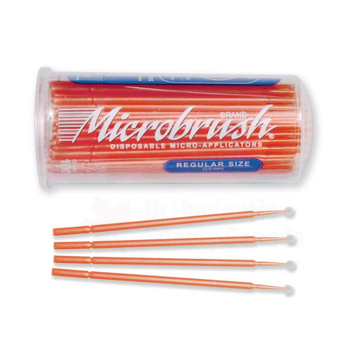Self Etching Primer Micro Brushes Orange (100/Pack) - OSC