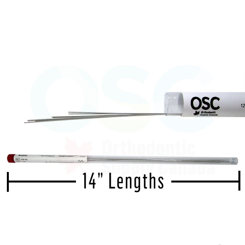 .016 x .022 3 Strand Stainless Steel 14" Lengths (10)