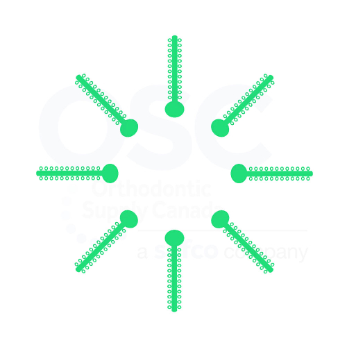 Neon Green Patient Stick Elast-O-Ties - OSC
