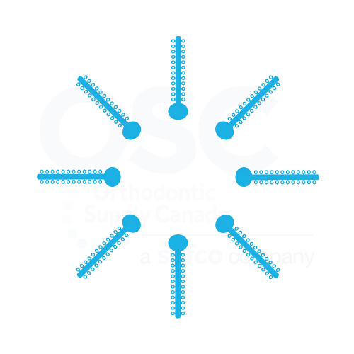  Light Blue Patient Stick Elast-O-Ties - OSC