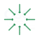 Kelly Green Patient Stick Elast-O-Ties