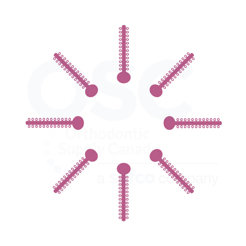 Fuchsia Patient Stick Elast-O-Ties - OSC