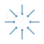 Powder Blue Patient Stick Elast-O-Ties