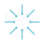 Baby Blue Patient Stick Elast-O-Ties