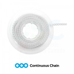 White Continuous Chain (15 ft/SP)