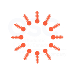 Orange Ten Ties