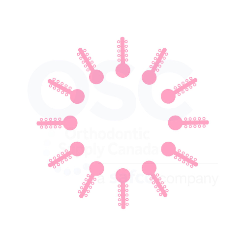 Baby Pink Ten Ties - OSC