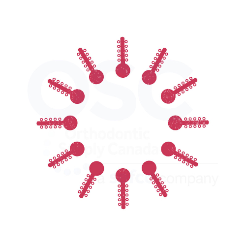 Sparkle Red Ten Ties - OSC