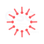 Coral Ten Ties