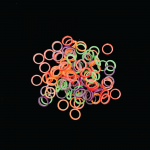 3/8 Light Rainbow Latex Elastics (2.5 oz) (50/PK)