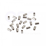 Crimpable Tube Stops Stainless Steel Large (25/Pack)