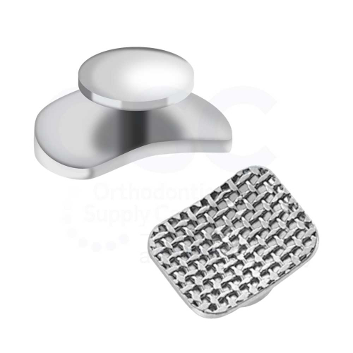 Lingual Buttons/Contoured/Rect Cusp/Molar (10/PK) - OSC