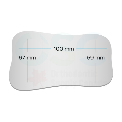 Flat SS Intra-Oral Photography Mirror Occlusal Adult Small - OSC