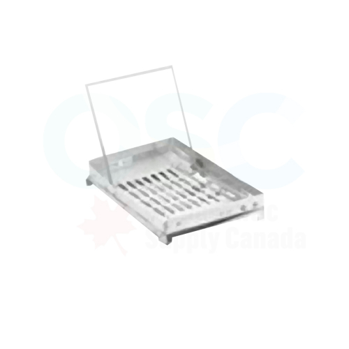 Double Hinge Stainless Steel Cassette with Rack (1" thick) - OSC