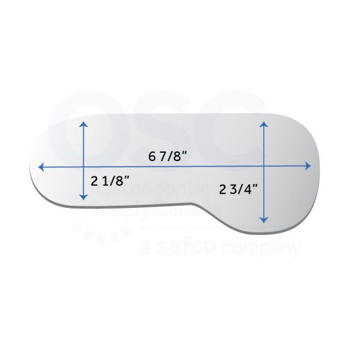 Intraoral Chromium Coated Photo Mirror Buccal X-Large - OSC