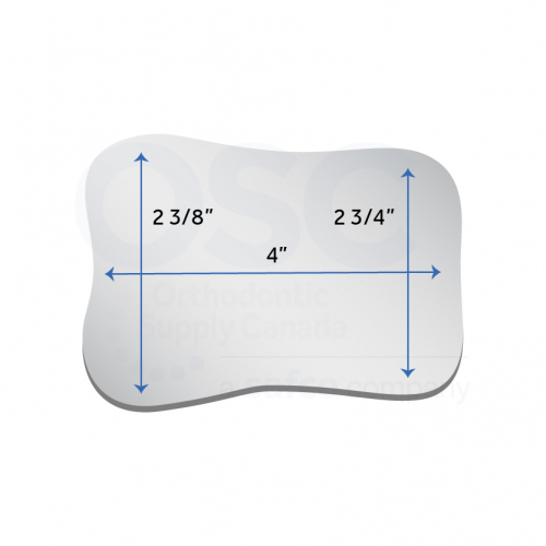 Intraoral Chromium Coated Photo Mirror Occlusal Adult - OSC