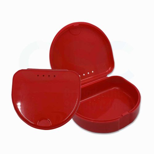 Red Slim Line Retainer Case (120/Pack) - OSC