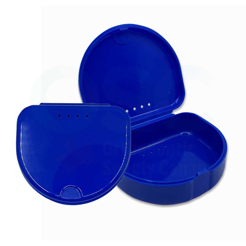 Dark Blue Slim Line Retainer Case (120/Pack) - OSC