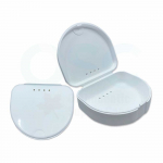 White Slim Line Retainer Case (120/Pack)