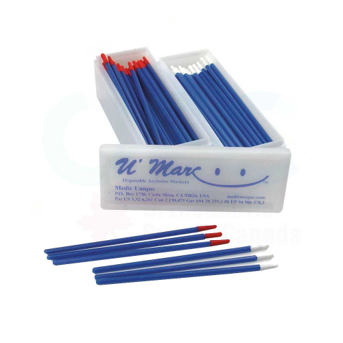 Red Disposable Markers (100/Pack) - OSC