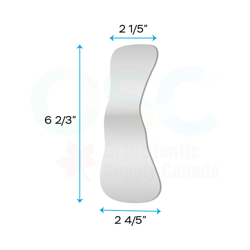 SS Single Sided Narrow Adult/Child Occlusal Mirror (#1) - OSC
