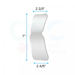 SS Double Sided Wide Adult/Child Occlusal Mirror (#4)