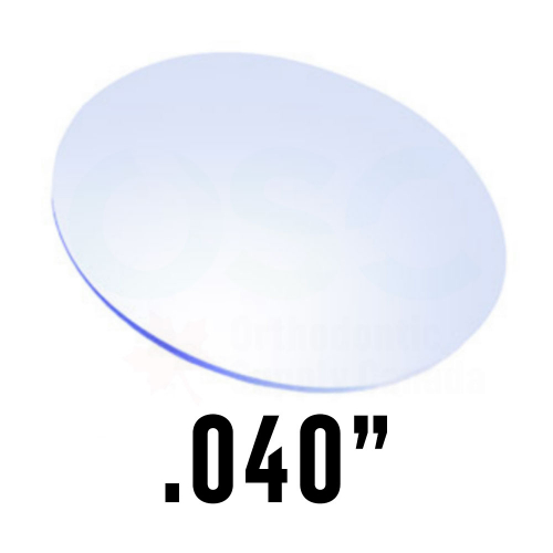 Essix C+ .040 120mm Round (100 Sheets/Box) - Orthodontic Supply of Canada Inc.
