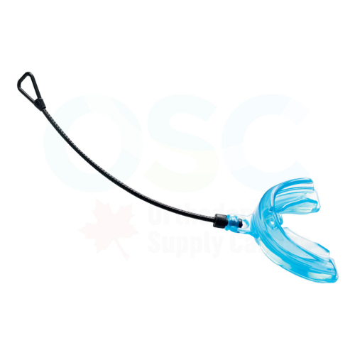 Braces Mouthguard Upper Only Youth Blue with Strap - OSC