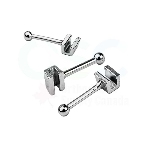 .022 SS Split Crimp Ball Hook Straight (20/PK) - OSC