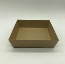 Square Kraft Paper Box 6x6x2.5" (Fit PETBB14143) 400/cs