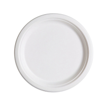 Biodegradable Sugarcane Bagasse 10" Round Plate 500/cs