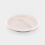Bio Sugarcane Bagasse 3-Compartment 9" Round Plate 500/cs