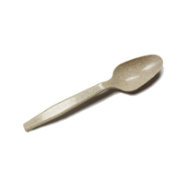 6" Medium Weigh Paddy Fiber Tea Spoon Biodegradable 1000/cs