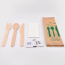 6 in 1 Wooden Cutlery Kit (K,F, SS, N, S,P) 250sets/cs