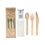 6 in1 Wooden Cutlery Kit 