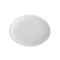 9" White Pizza Paper Plate 1200/cs