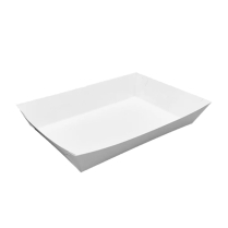 FT1000 10lb White Uncoated Food Tray 235gsm 48776 500/cs