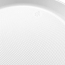 9" White PP Ripple Plate 500/cs