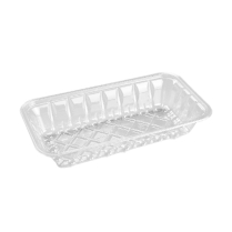 10KK Heavy Duty PET Clear Meat Tray (798752) 250/cs
