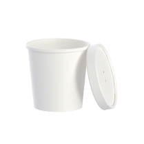 KHB16A 16oz Flexstyle Container with Lids White 250sets/cs
